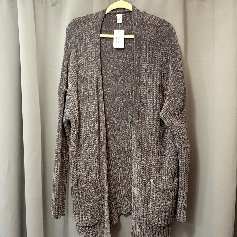 Elegant Heathered Cardigan for Women